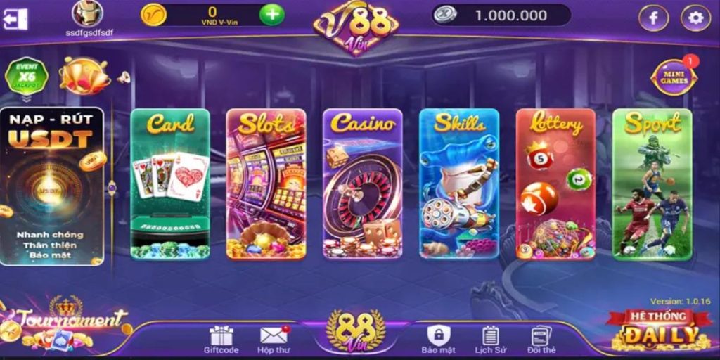 Thông tin giới thiệu cổng game 88Vin 